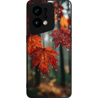 Coque OPPO Find X5 - Silicone rigide noir Autumn 25 Rain
