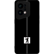 OPPO Find X5 Case Hülle - Silikon schwarz Kanton AI schwarz