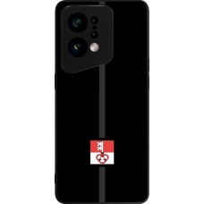 OPPO Find X5 Case Hülle - Silikon schwarz Kanton OW schwarz