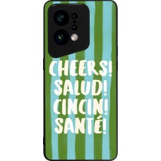 Coque OPPO Find X5 - Silicone rigide noir Cheers 2026