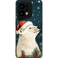 Coque OPPO Find X5 - Silicone rigide noir Christmas 25 Bear