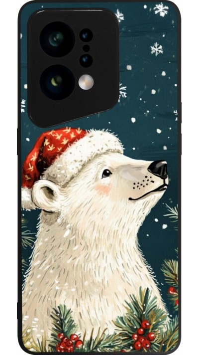 Coque OPPO Find X5 - Silicone rigide noir Christmas 25 Bear