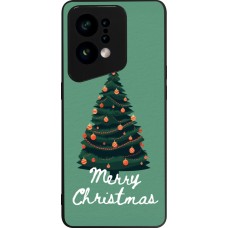 Coque OPPO Find X5 - Silicone rigide noir Christmas 25 Xmas Tree