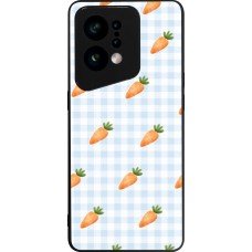 Coque OPPO Find X5 - Silicone rigide noir Easter 2026 Pattern carrots