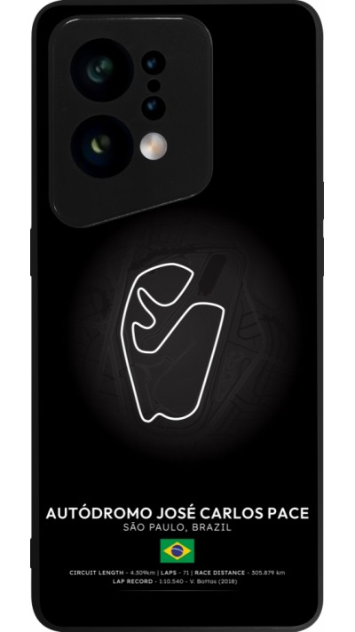 Coque OPPO Find X5 - Silicone rigide noir F1 Track 2025 Brazil