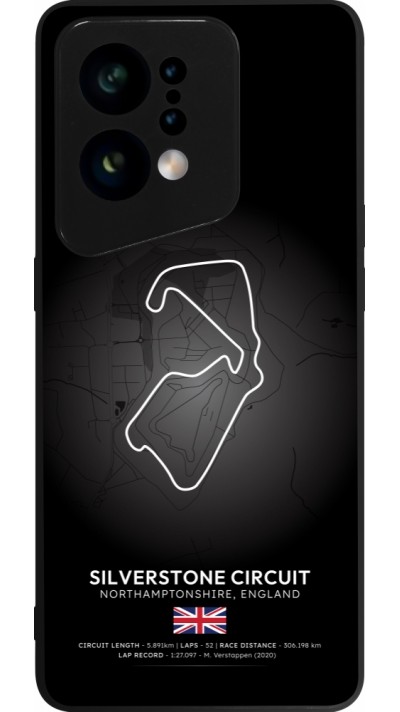 Coque OPPO Find X5 - Silicone rigide noir F1 Track 2025 Great Britan