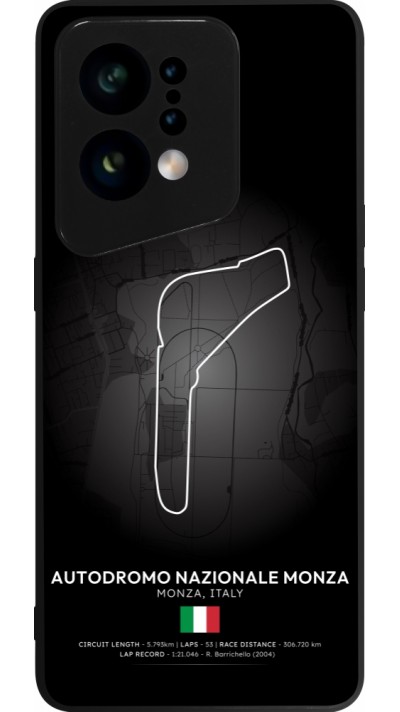 Coque OPPO Find X5 - Silicone rigide noir F1 Track 2025 Italy