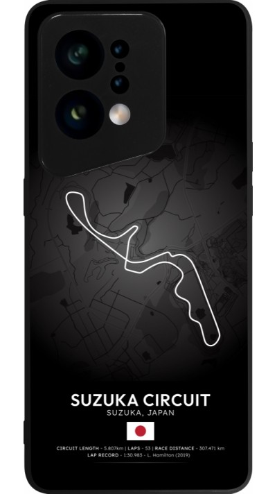 Coque OPPO Find X5 - Silicone rigide noir F1 Track 2025 Japan