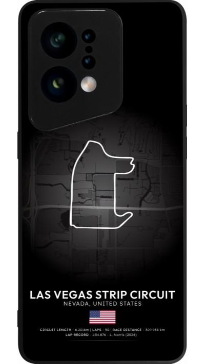 Coque OPPO Find X5 - Silicone rigide noir F1 Track 2025 Las Vegas