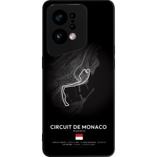 Coque OPPO Find X5 - Silicone rigide noir F1 Track 2025 Monaco