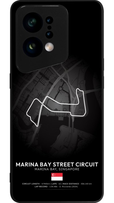 Coque OPPO Find X5 - Silicone rigide noir F1 Track 2025 Singapore