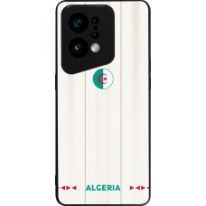 Coque OPPO Find X5 - Silicone rigide noir Maillot de football Algérie 2026 personnalisable