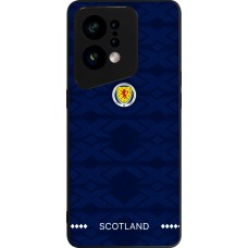 Coque OPPO Find X5 - Silicone rigide noir Maillot de football Ecosse 2026 personnalisable
