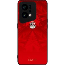 OPPO Find X5 Case Hülle - Silikon schwarz Ägypten 2026 personalisierbares Fussballtrikot