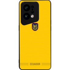 OPPO Find X5 Case Hülle - Silikon schwarz Ecuador 2026 personalisierbares Fussballtrikot
