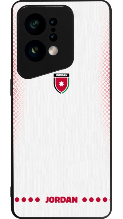 Coque OPPO Find X5 - Silicone rigide noir Maillot de football Jordanie 2026 personnalisable