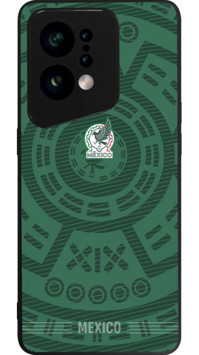 Coque OPPO Find X5 - Silicone rigide noir Maillot de football Mexique 2026 personnalisable