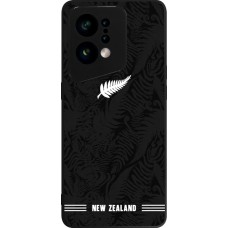 Coque OPPO Find X5 - Silicone rigide noir Maillot de football Nouvelle-Zélande 2026 personnalisable