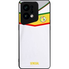 Coque OPPO Find X5 - Silicone rigide noir Maillot de football Senegal 2022 personnalisable
