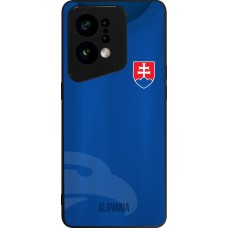 Coque OPPO Find X5 - Silicone rigide noir Maillot de football Slovaquie