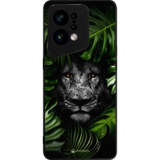 Coque OPPO Find X5 - Silicone rigide noir Forest Lion