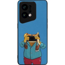 Coque OPPO Find X5 - Silicone rigide noir Frog with camera DTMF