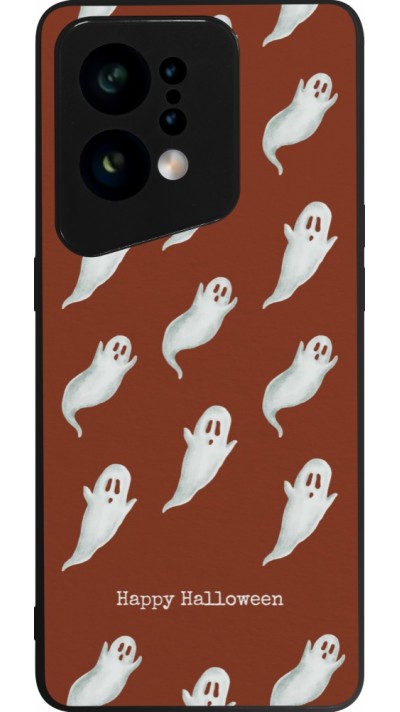 Coque OPPO Find X5 - Silicone rigide noir Halloween 2025 Pattern of ghosts