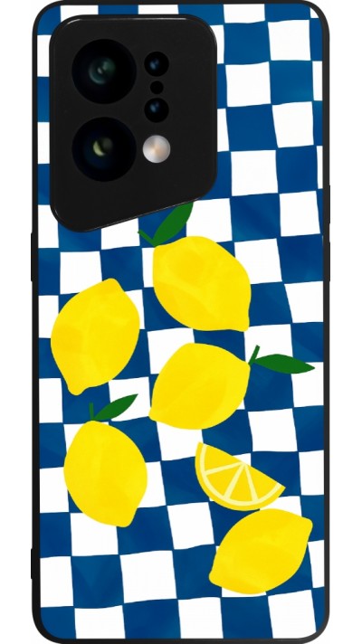 OPPO Find X5 Case Hülle - Silikon schwarz Illustration lemons 2026