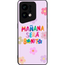 OPPO Find X5 Case Hülle - Silikon schwarz Karol G Manana sera bonito