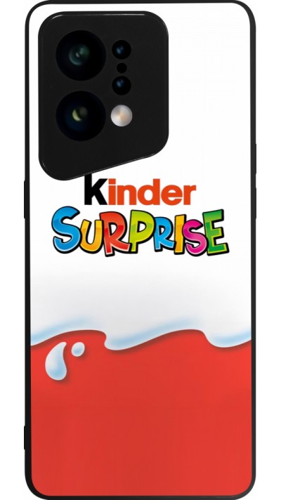 OPPO Find X5 Case Hülle - Silikon schwarz Kinder Surprise