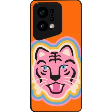 OPPO Find X5 Case Hülle - Silikon schwarz Lion colors 2026