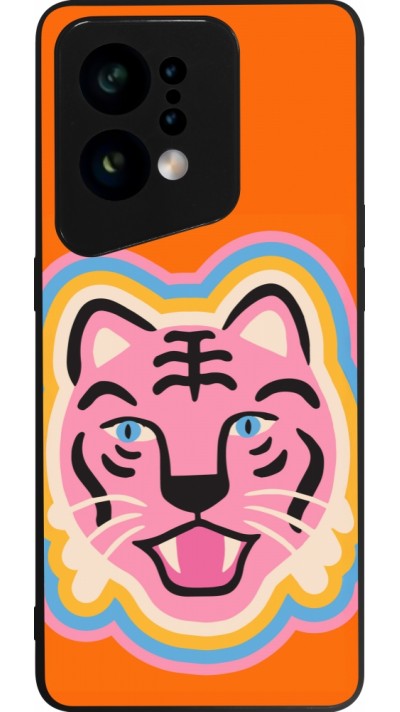 OPPO Find X5 Case Hülle - Silikon schwarz Lion colors 2026