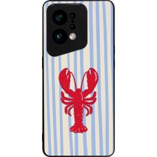 Coque OPPO Find X5 - Silicone rigide noir Red lobster 2026