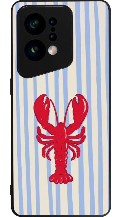 Coque OPPO Find X5 - Silicone rigide noir Red lobster 2026