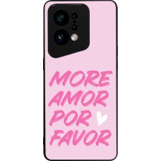 Coque OPPO Find X5 - Silicone rigide noir More amor porfavor