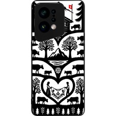 Coque OPPO Find X5 - Silicone rigide noir Poya Suisse 2