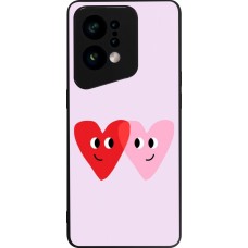 Coque OPPO Find X5 - Silicone rigide noir Saint Valentines Day 26 Heart