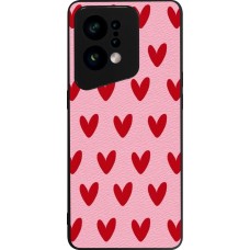 Coque OPPO Find X5 - Silicone rigide noir Saint Valentines Day 26 Pattern heart