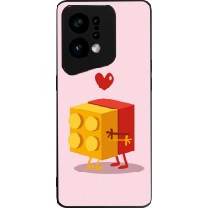 Coque OPPO Find X5 - Silicone rigide noir Saint Valentines Day 26 Puzzle