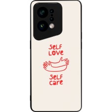 Coque OPPO Find X5 - Silicone rigide noir Saint Valentines Day 26 Self love self care