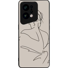 Coque OPPO Find X5 - Silicone rigide noir Salnikova 05