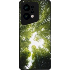 OPPO Find X5 Case Hülle - Silikon schwarz Spring 23 forest blue sky