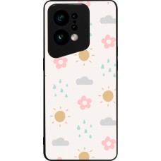 OPPO Find X5 Case Hülle - Silikon schwarz Spring 23 weather