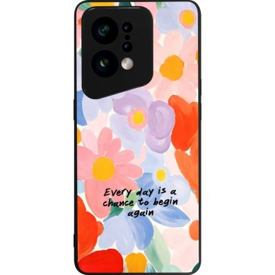 OPPO Find X5 Case Hülle - Silikon schwarz Every day is a chance Spring 2026