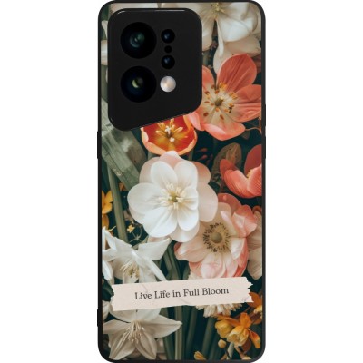 Coque OPPO Find X5 - Silicone rigide noir Full Bloom 2026