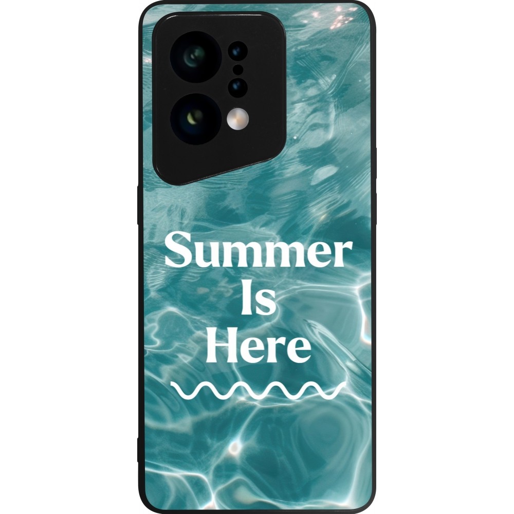 Coque OPPO Find X5 - Silicone rigide noir Summer 2025 Summer is here