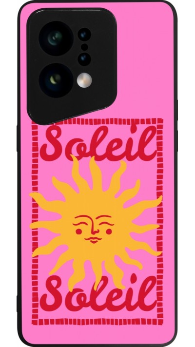 OPPO Find X5 Case Hülle - Silikon schwarz Sun sun 2026