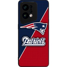 Coque OPPO Find X5 - Silicone rigide noir Super Bowl 26 Patriots 1