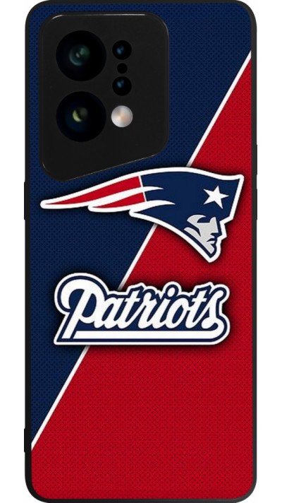 OPPO Find X5 Case Hülle - Silikon schwarz Super Bowl 26 Patriots 1