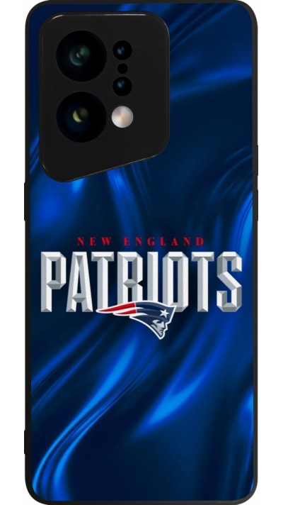 OPPO Find X5 Case Hülle - Silikon schwarz Super Bowl 26 Patriots 2